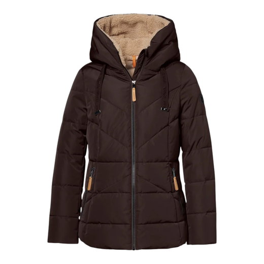 District Winterjacke Biscuit (winddicht, atmungsaktiv) dunkelbraun Damen