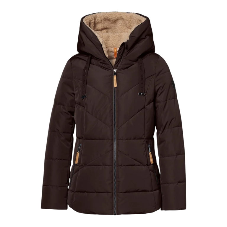 District Winterjacke Biscuit (winddicht, atmungsaktiv) dunkelbraun Damen
