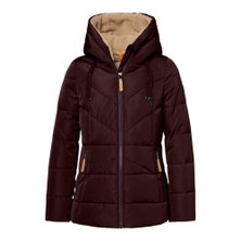 District Winter Jacket Biscuit (windproof, breathable) burgundy red ladies