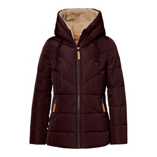 District Winter Jacket Biscuit (windproof, breathable) burgundy red ladies