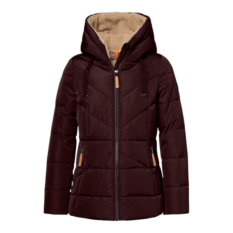 District Winterjacke Biscuit (winddicht, atmungsaktiv) burgundrot Damen