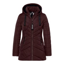 District Winter Jacket Candy (windproof, breathable) burgundy red ladies