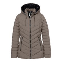 District Winterjacke Cookie (mit Kapuze) taupebraun Damen