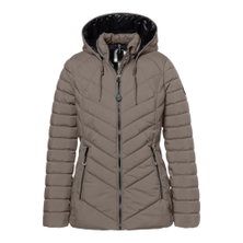 District Winterjacke Cookie (mit Kapuze) taupebraun Damen