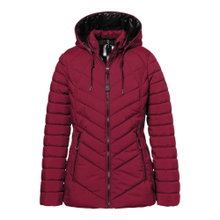 District Winterjacke Cookie (mit Kapuze) rot Damen