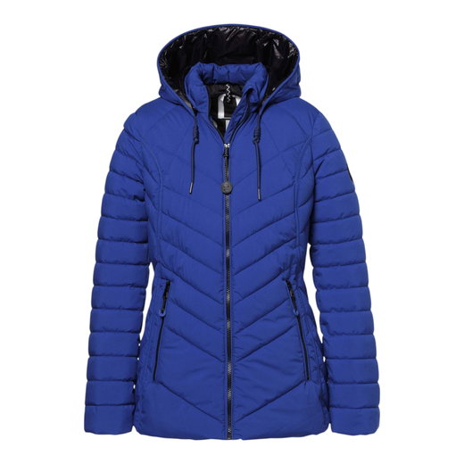 District Winterjacke Cookie (mit Kapuze) kobaltblau Damen