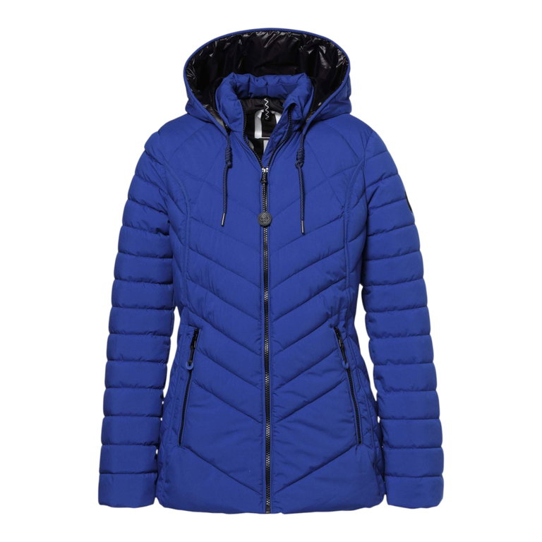District Winterjacke Cookie (mit Kapuze) kobaltblau Damen