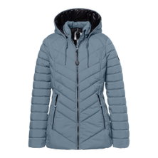 District Winterjacke Cookie (mit Kapuze) mineralblau Damen