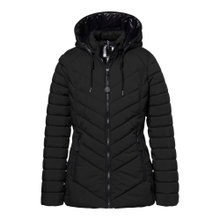 District Winterjacke Cookie (mit Kapuze) schwarz Damen