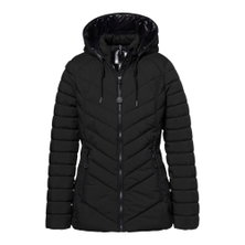District Winterjacke Cookie (mit Kapuze) schwarz Damen