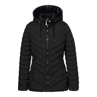 District Winterjacke Cookie (mit Kapuze) schwarz Damen