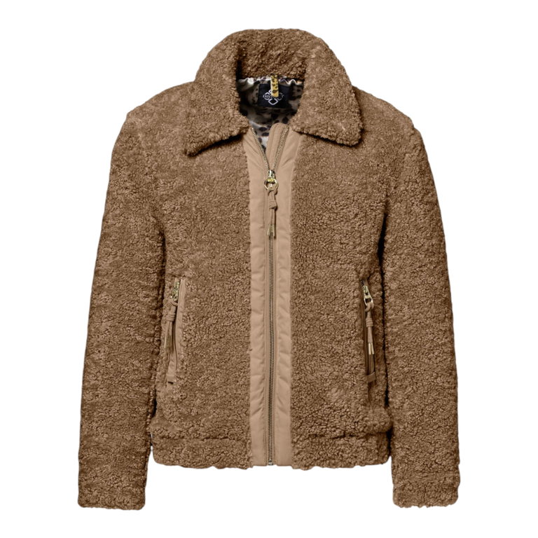 District Winterjacke Cupcake (Kunstfell, warm) camelbraun Damen