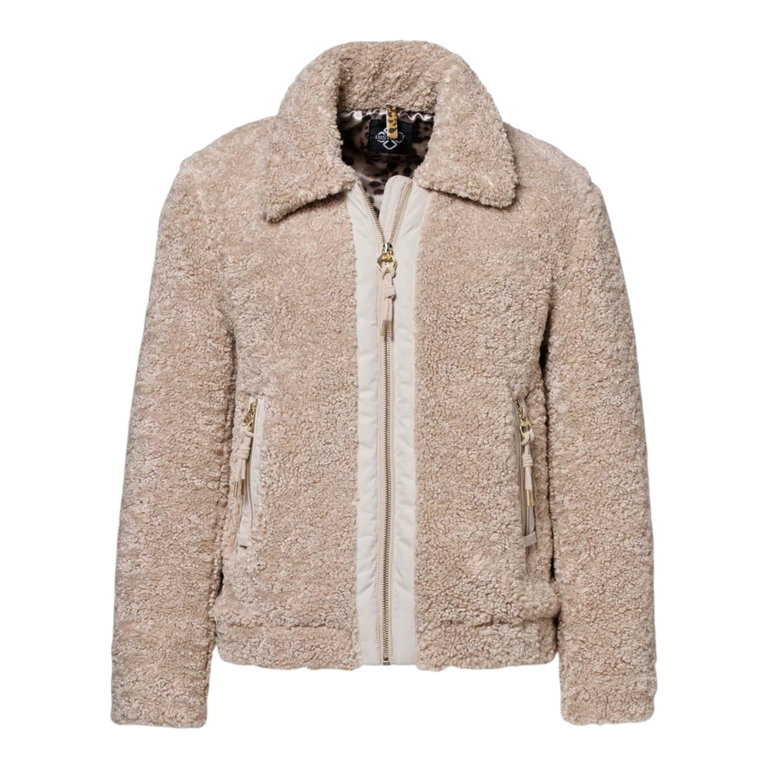 District Winterjacke Cupcake (Kunstfell, warm) hellbeige Damen