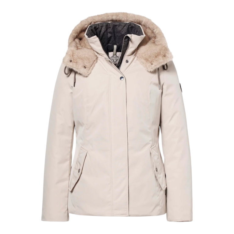 District Winterjacke Eclair (winddicht, atmungsaktiv) beige Damen