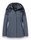 District Winterjacke Eclipse mit Kapuze (Mantel, winddicht, wasserabweisend) grau Damen