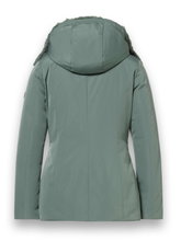 District Winterjacke Eclipse mit Kapuze (Mantel, winddicht, wasserabweisend) olivegrün Damen