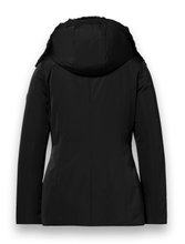 District Winterjacke Eclipse mit Kapuze (Mantel, winddicht, wasserabweisend) schwarz Damen