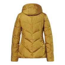 District Winter Jacket Flat White (with hood, warm) mustard yellow ladies