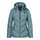 District Winterjacke Flat White (mit Kapuze, warm) mineralblau Damen