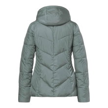 District Winterjacke Flat White (mit Kapuze, warm) sagegrün Damen