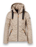 District Winterjacke Frejus (mit Kapuze, winddicht, wasserabweisend) sandbraun Damen