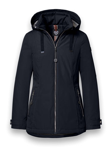 District Winterjacke Ischgl (mit Kapuze, wasserabweisend) navyblau Damen