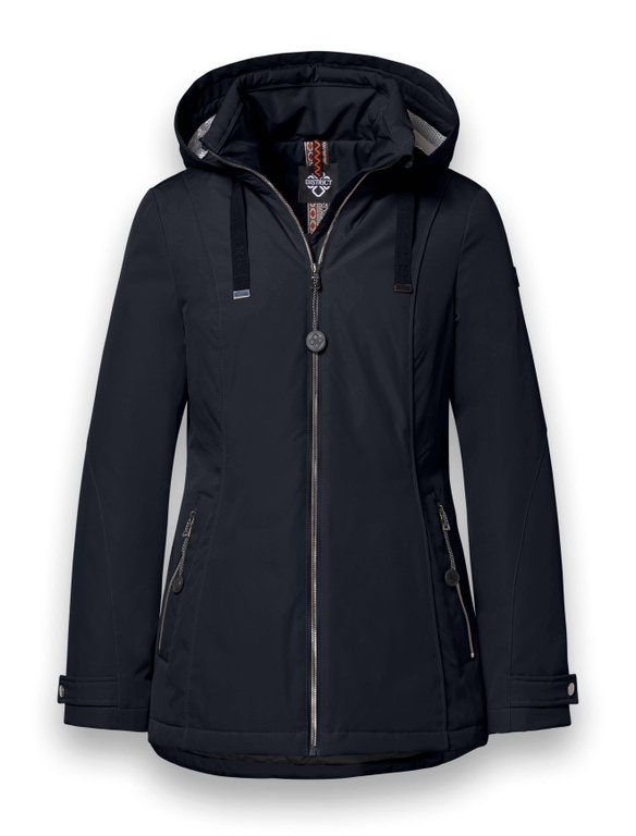 District Winterjacke Ischgl (mit Kapuze, wasserabweisend) navyblau Damen