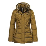 District Winterjacke Macaron (mit Kapuze, gefüttert) mustardgelb Damen