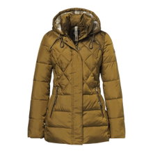 District Winterjacke Macaron (mit Kapuze, gefüttert) mustardgelb Damen