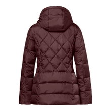 District Winterjacke Macaron (mit Kapuze, gefüttert) burgundrot Damen