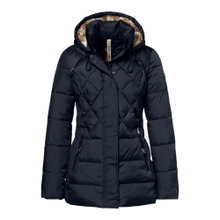District Winter Jacket Macaron (with hood, lined) navy blue ladies
