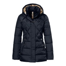 District Winterjacke Macaron (mit Kapuze, gefüttert) navyblau Damen