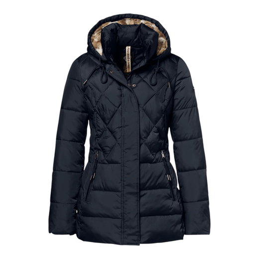 District Winterjacke Macaron (mit Kapuze, gefüttert) navyblau Damen