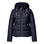 District Winterjacke Macchiato (mit Kapuze) navyblau Damen