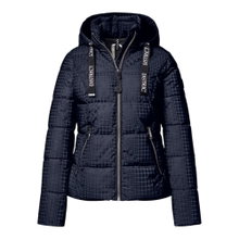 District Winterjacke Macchiato (mit Kapuze) navyblau Damen