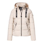 District Winterjacke Macchiato (mit Kapuze) beige Damen