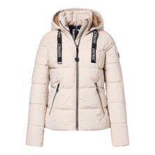 District Winterjacke Macchiato (mit Kapuze) beige Damen
