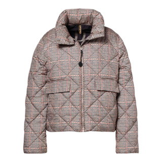 District Winterjacke Matcha (Stehkragen, warm) beige/bunt Damen
