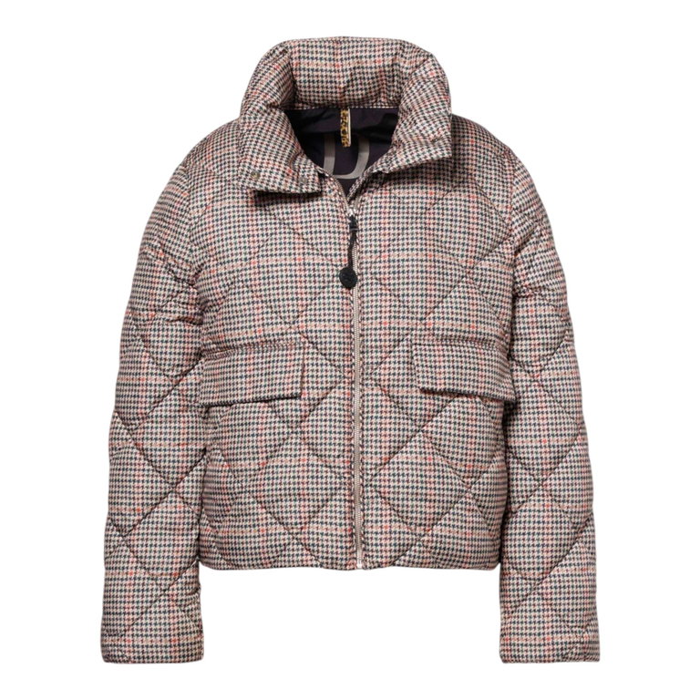 District Winterjacke Matcha (Stehkragen, warm) beige/bunt Damen