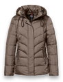 District Winterjacke Montana (mit Kapuze, gefüttert, wasserabweisend) braun Damen