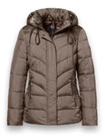 District Winterjacke Montana (mit Kapuze, gefüttert, wasserabweisend) braun Damen