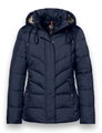 District Winterjacke Montana (mit Kapuze, gefüttert, wasserabweisend) navyblau Damen