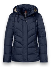 District Winterjacke Montana (mit Kapuze, gefüttert, wasserabweisend) navyblau Damen