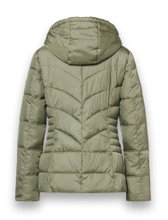 District Winter Jacket Montana (with hood, lined, water-repellent) olive green ladies