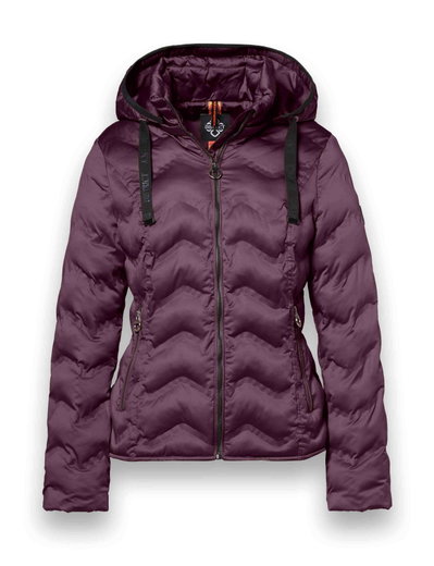 District Winterjacke Snowbird (mit Kapuze, wasserabweisend) burgunderrot Damen