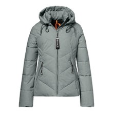 District Winter Jacket Tartufo (with hood, warm) jade green ladies