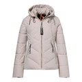 District Winterjacke Tartufo (mit Kapuze, warm) taupe Damen
