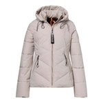 District Winter Jacket Tartufo (with hood, warm) taupe ladies