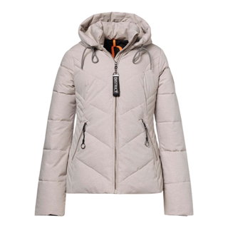 District Winterjacke Tartufo (mit Kapuze, warm) taupe Damen