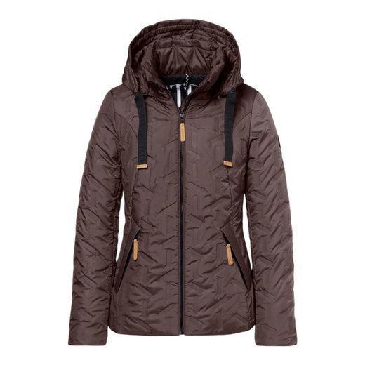 District Winterjacke Truffle (abnehmbare Kapuze) coffeebraun Damen
